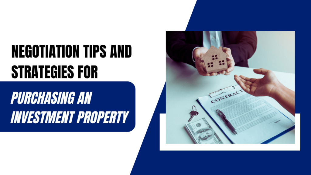 Negotiation Tips and Strategies for Purchasing an Investment Property - Article Banner